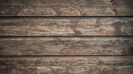 Obraz na płótnie Canvas old brown rustic dark grunge wooden texture - wood background banner 