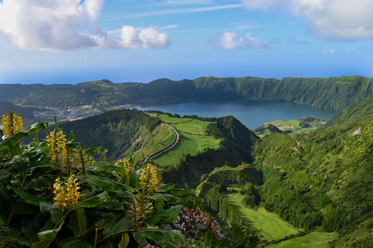 Sete Cidades at S&atilde;o Miguel Portugal