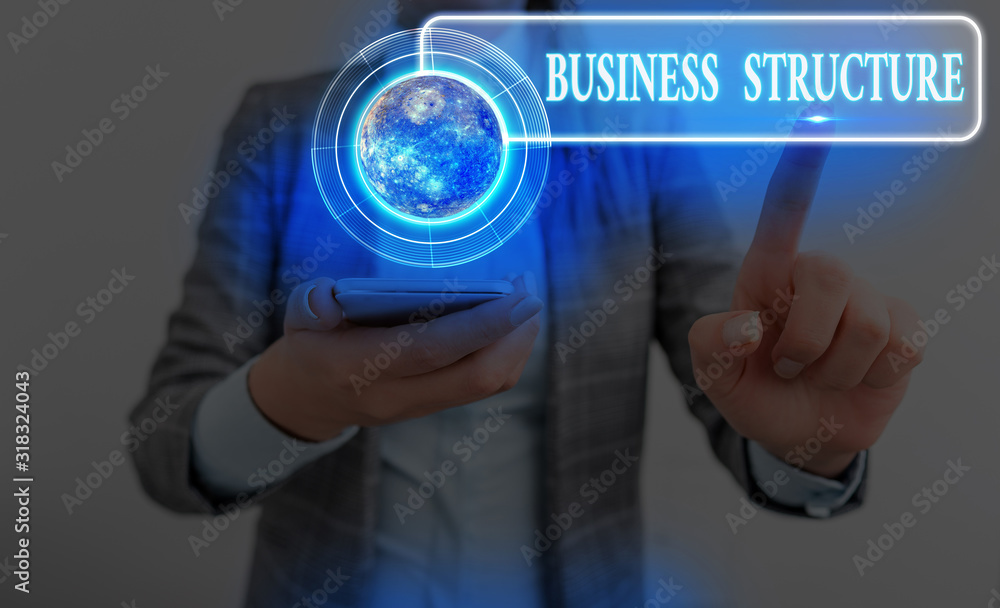 Poster word writing text business structure. business photo showcasing organization framework that is legal