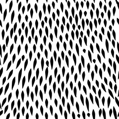 abstract seamless hand drawn black strokes pattern