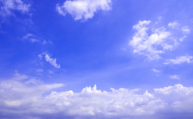 Naklejka na ściany i meble Blue sky clouds for background