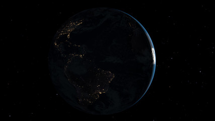 Erde Nachtseite