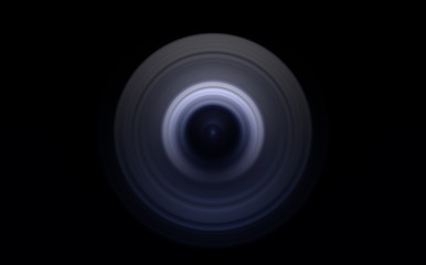 Abstract round background. Circles from the center point. Image of diverging circles. Rotation that creates circles.