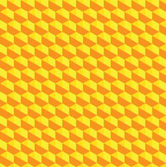 Golden Hexagon Pattern Texture Vector