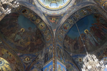Fototapeta na wymiar Blutskirche in Petersburg