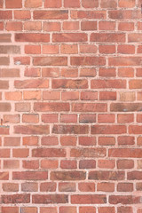 Obraz premium red brick wall background