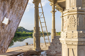 Temple in Ranakpur - work in progress