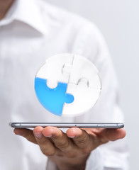 Concept for business strength and success..