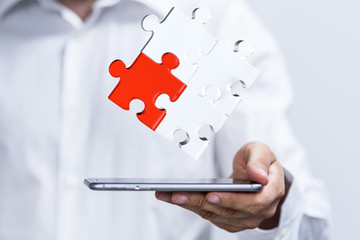 Concept for business strength and success..