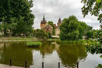 Fototapeta premium Vajdahunyad Castle in Budapest, Hungary.