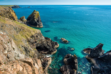 Dramatic scenery at Kynance Cove