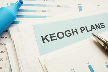 Writing note shows the text KEOGH Plans