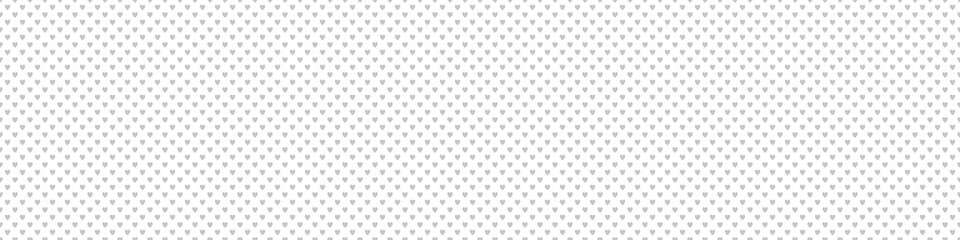 Background with hearts. Seamless monochrome wallpaper. Black and white illustration