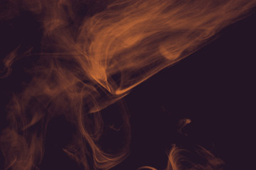 Fototapeta premium Fancy colored smoke. Curls and clouds of colored smoke.