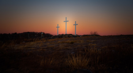 Obraz premium Three Crosses