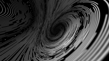 Data swirl abstract lines background. Technology concept
