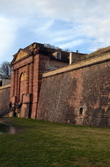 Festungsmauern in Neuf-Brisach