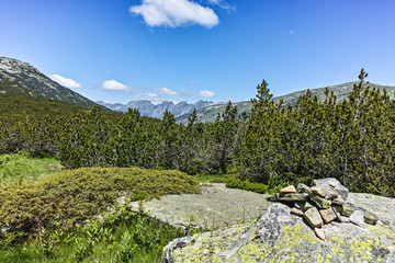 Landscape near The Fish Lakes (Ribni Ezera), Rila mountain