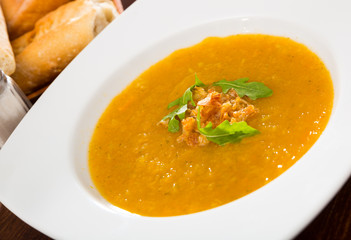 Vegetable soup puree