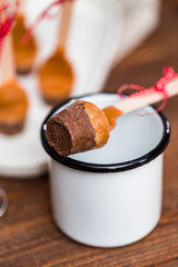 Hot chocolate on the stick