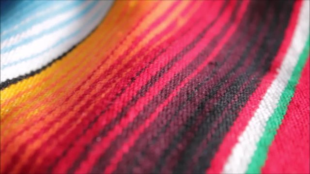 poncho Mexican mexico background serape traditional culture textile copy space blanket rug poncho cinco de mayo rug serape fiesta traditional Mexico background with stripes stock, footage, video, clip