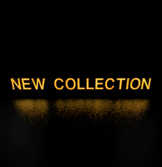 New collection vintage light sign 3d render