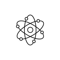 Nuclear, energy icon. Simple line, outline vector electro power icons for ui and ux, website or mobile application
