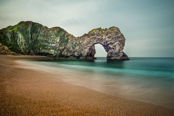 Durdle door on the Jurassic Coast of Dorset. England, UK.