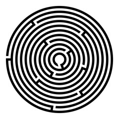 Abstract maze labyrinth with entry and exit. Vector labyrinth illustration EPS 10