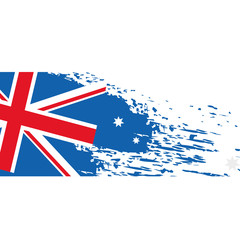 flag australia emblem isolated icon vector illustration design