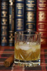 Scotch and a Cigar in the study