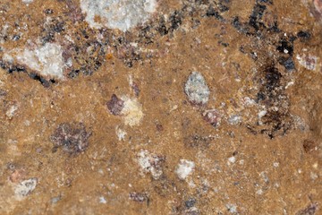 Macro photo of a Carbonatite rock surface, from Namibia.