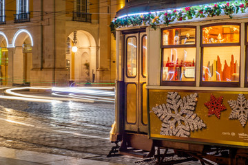 Christmas Street in Lisbon