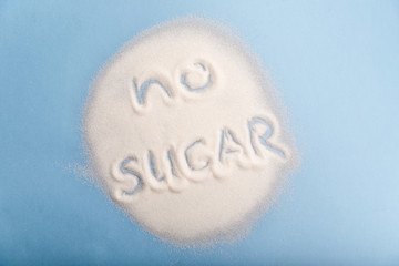 No sugar concept. Bad food and sweet dependence