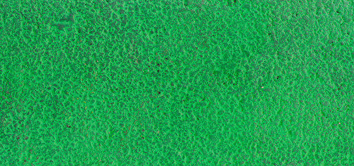 Asphalt with Green Paint