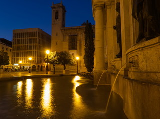 Fototapeta premium Plaza and Museum del Patriarca in Valencia