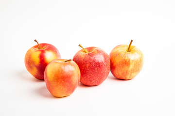 Fototapeta na wymiar Four Fresh Red Apples