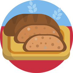 Bakery vector icons illustration cakes pies baking