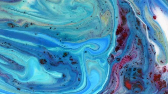 Mixture of color liquids: abstract colored background