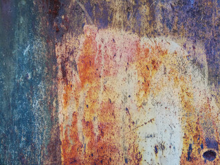 texture of rust on old metal surface background