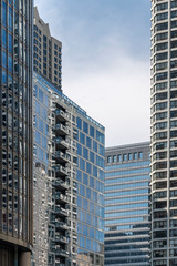 Fototapeta na wymiar Modern architecture in Chicago