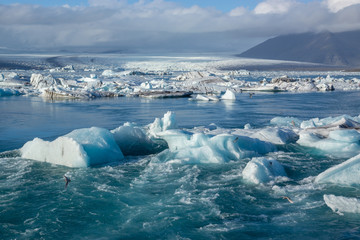 Glacier Lagoon J&ouml;kulsarlon on Iceland