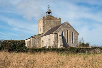 Fototapeta premium Rustic old village church St Clement