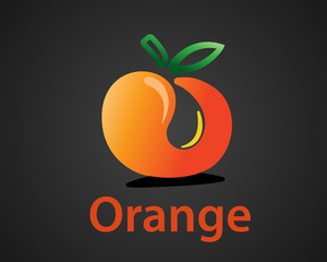 fruit orange fruit melt sari logo design inspiration