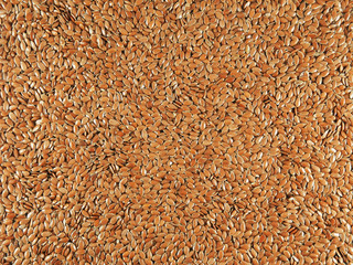 Brown flax seed natural texture  