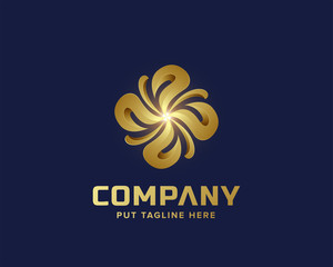 Abstract colorful logo collection 