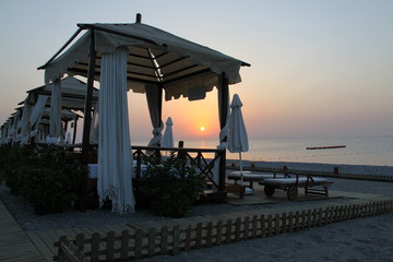 Gazebo made of wood