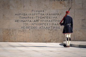 Presidential Guard on the Tomb of the Unknown Soldier.