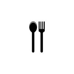 fork and spoon logo vector