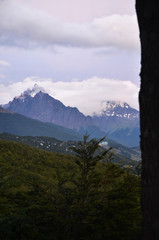 view of mountains of Ushuaia, Tierra del Fuego
